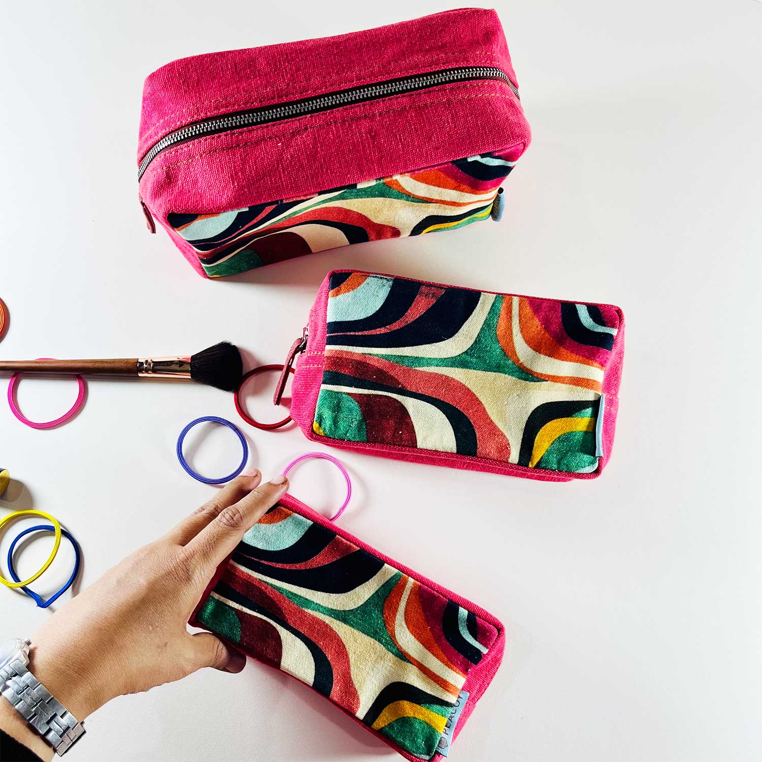 Colour Hues Utility Pouches Set of 3