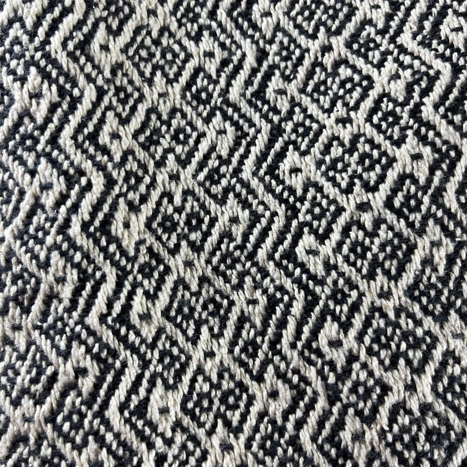 Black & White Cotton Throw 60 inches x 50 inches