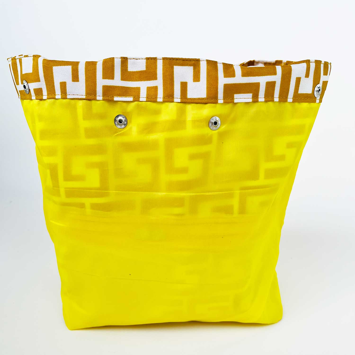 Mustard Geometric Lunch Bag