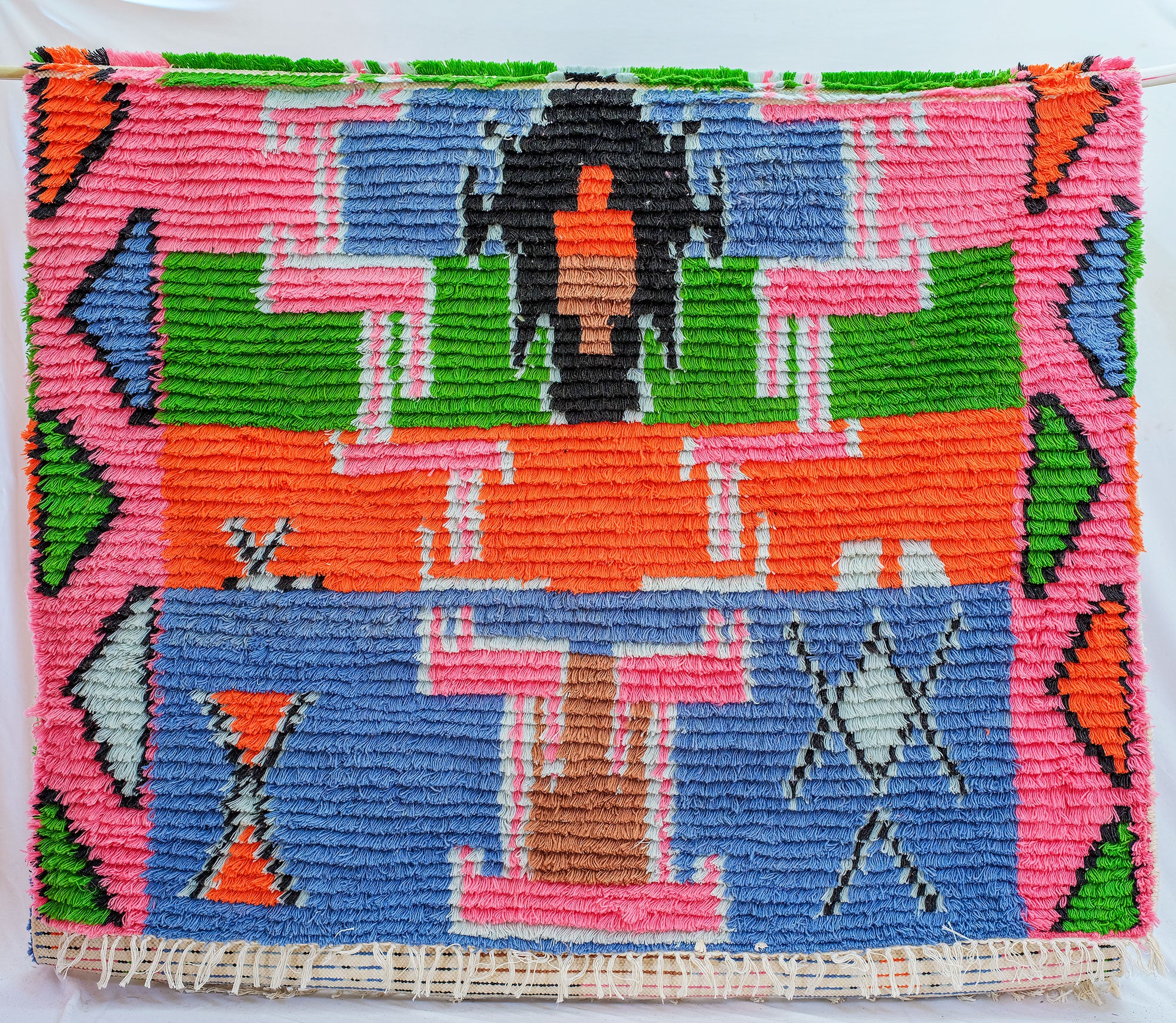 Multicolor Exotic Moroccan Rug - 8ft x 5ft | Peacoy