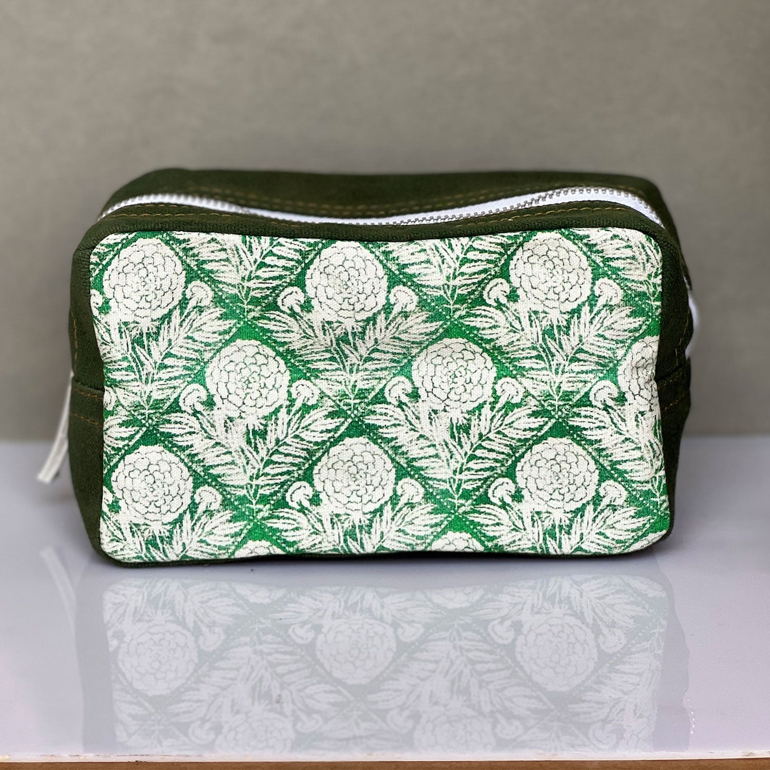 Dark Green Color Toiletry Pouches (3 Pouches)