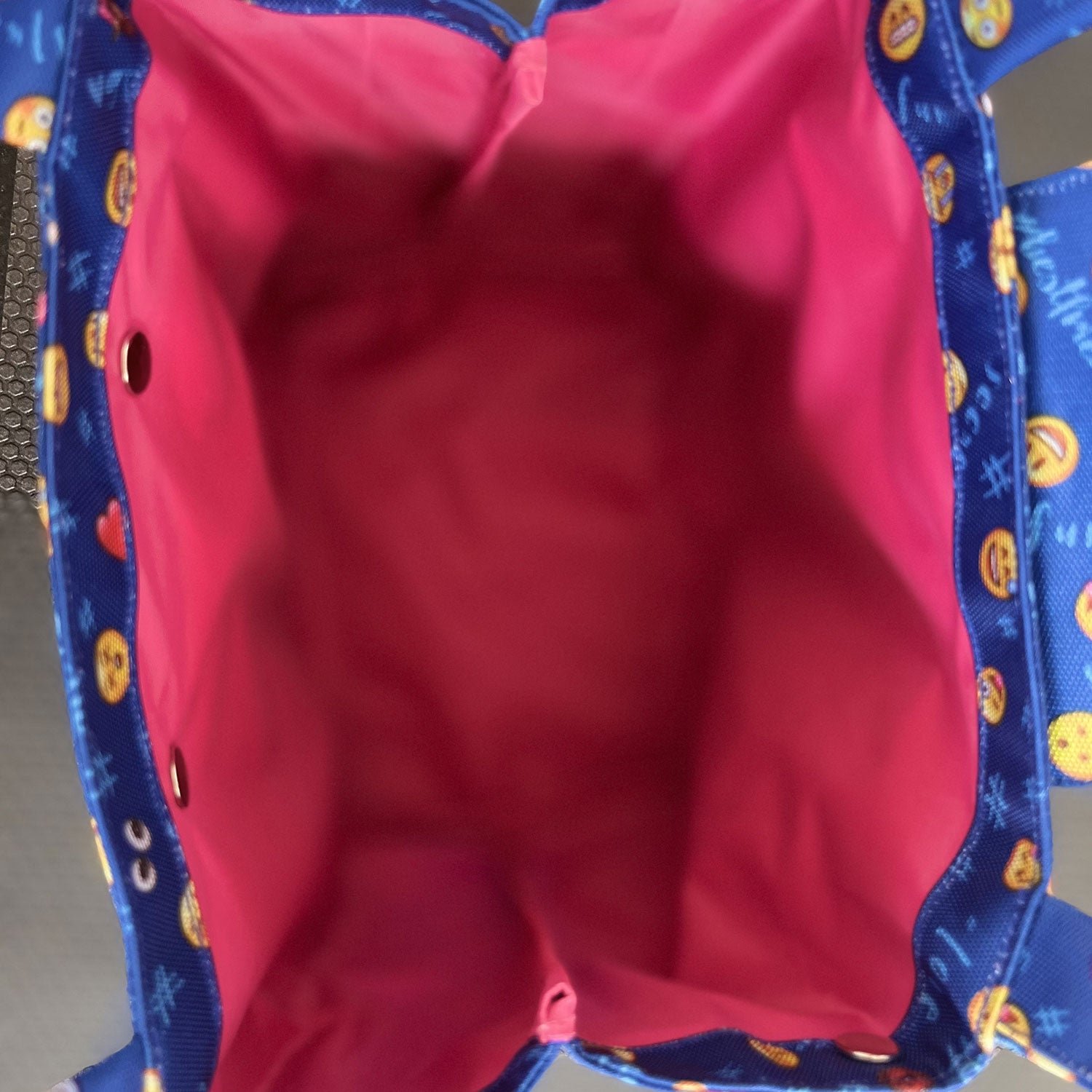 Smiley Blue Lunch Bag