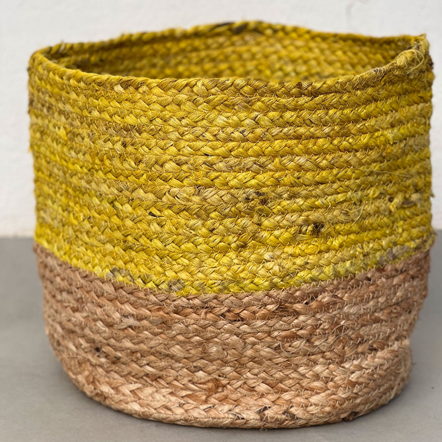 Mustard Bamboo Planter