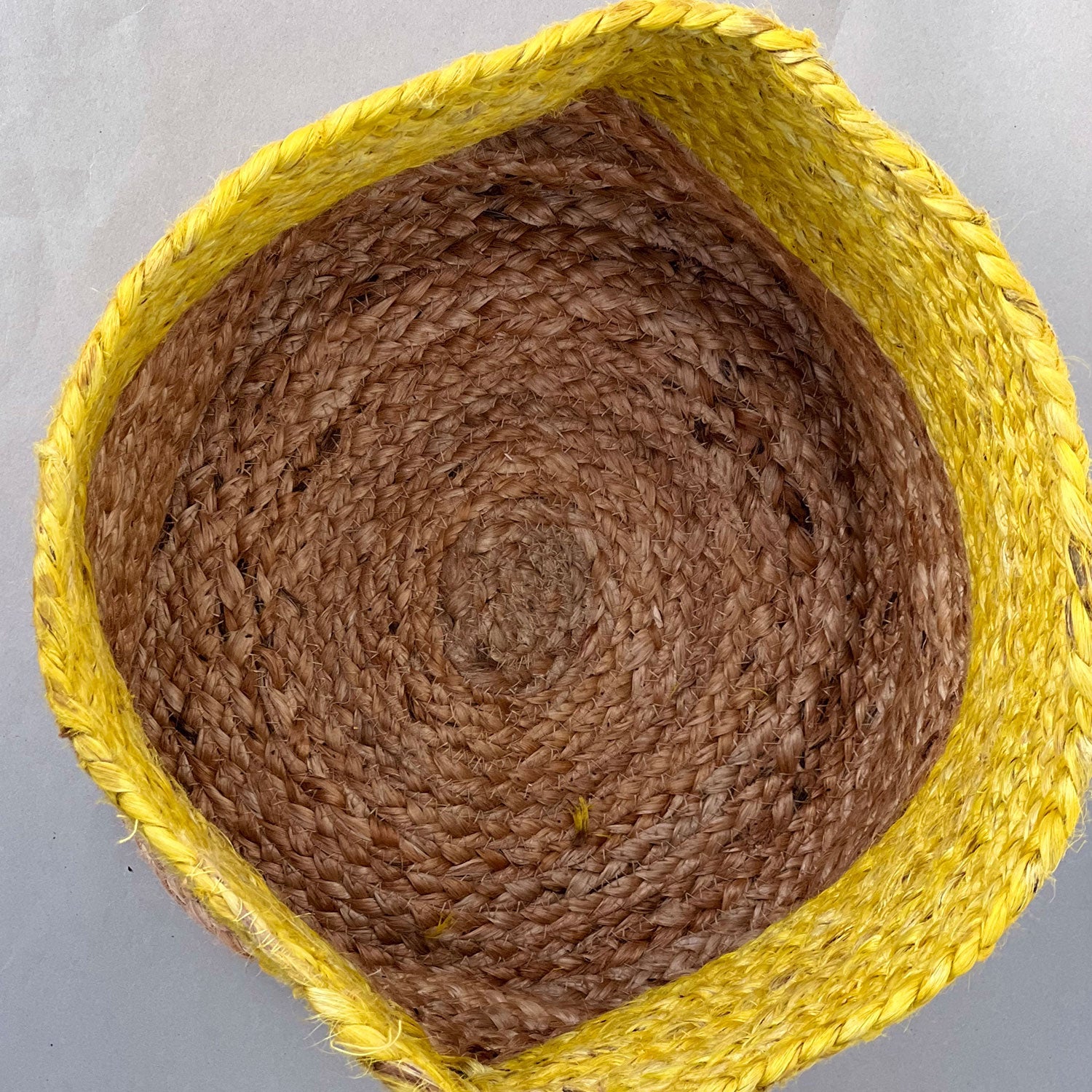 Mustard Bamboo Planter