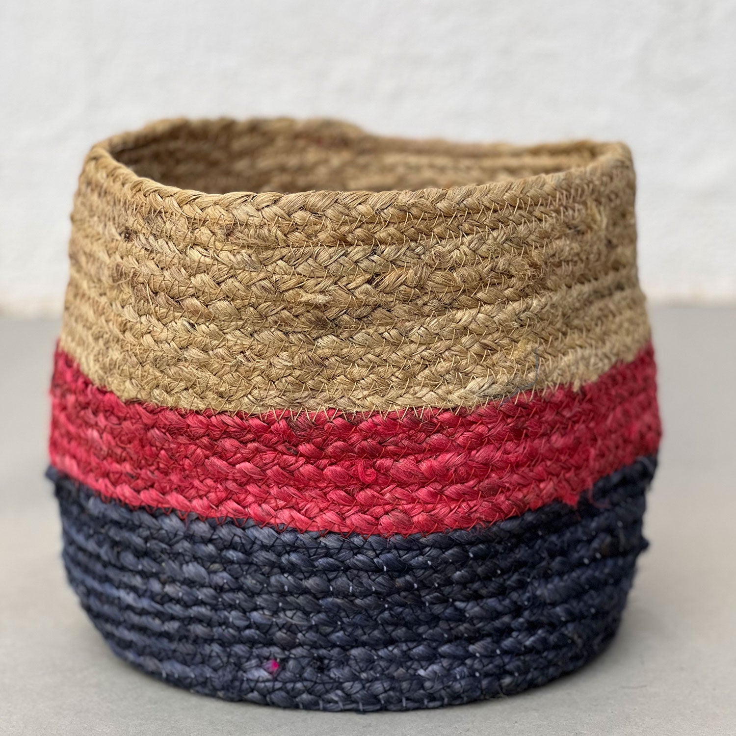 Three Colors Jute Planter
