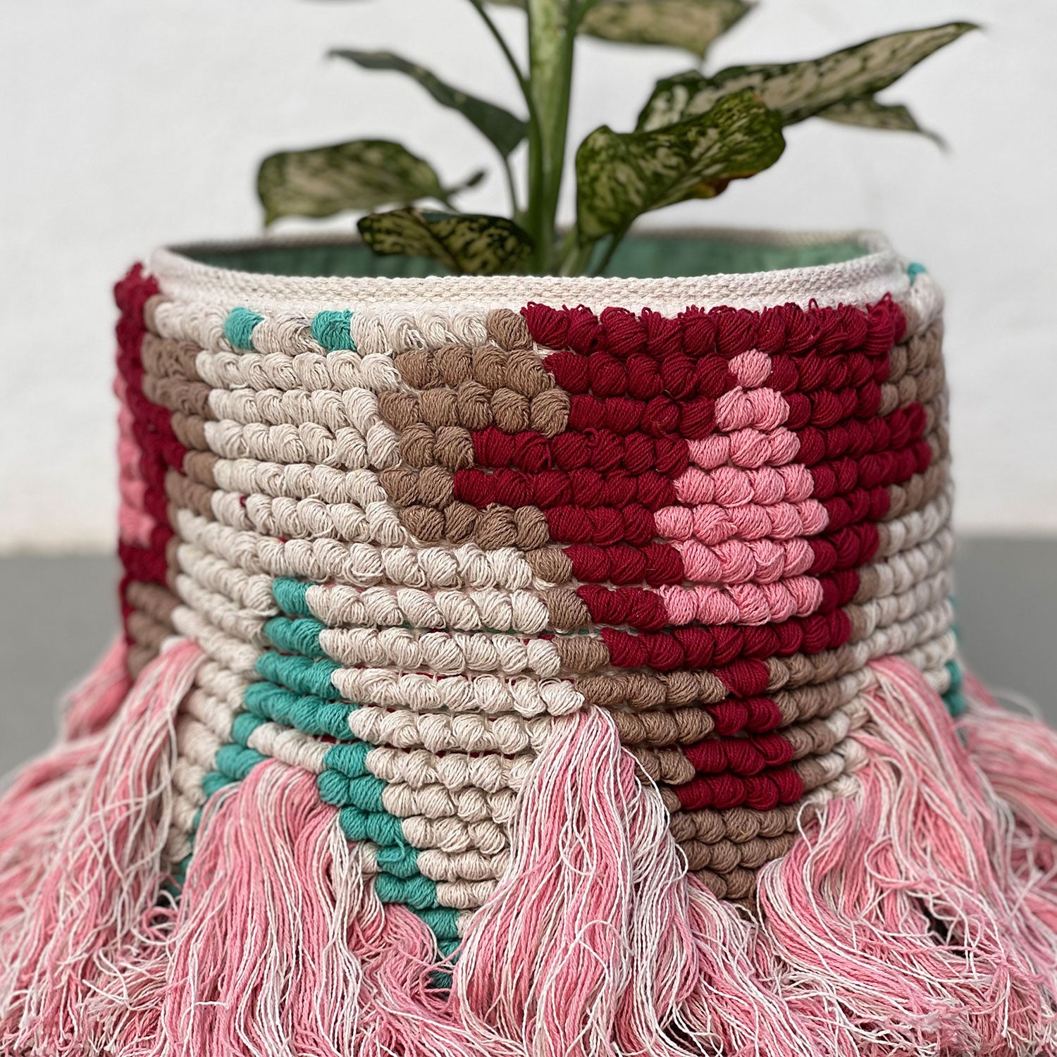 Tassle Pink Planter